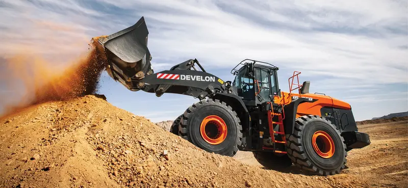 Develon | Wheel Loader | Model Dl550-7 | Width 11' 2.1" | Horsepower 379.5 Hp | For Quarry, Mining, Demolition & Industrial Operations 1