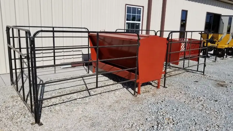 Dh Farm 800 Calf Creep Feeder W/ Panels | Capacity 800 Lbs | 4′ Tall × 6′ Long 1