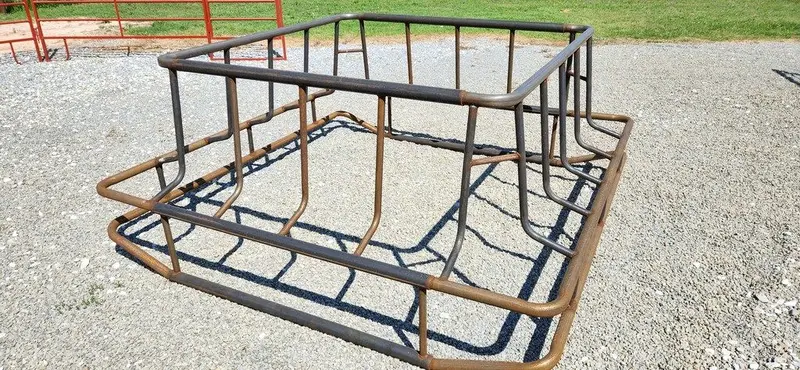Dh Farm Single Bale Pipe Hay Saver Feeder | 12‑Gauge Tubing 1