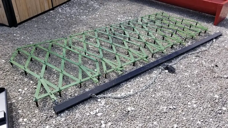 Dh Farm Spike Tooth Harrow | Width 12' - 15' | 30–50 Pto Hp | Drag-Type | For Tractors 1