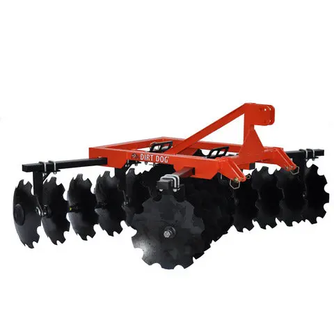 Dirt Dog 3-Point Lift Tandem Disc Harrow | 200 Series | Overall Width 63", 73", 78" & 96" Inches | Horsepower 35-65 Hp | For Tractors 6