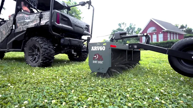 Dirt Dog Atv Equipment – Aerator | Model Arv Series | Overall Width 49", 62" & 74" Inches | Horsepower 18–25 Hp | For Atv/Utvs 1
