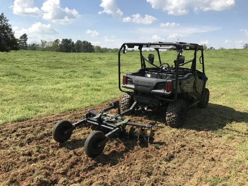 Dirt Dog Atv Equipment – Disc Harrow | Models Dhv Series | Overall Width 37", 51" & 67" Inches | Horsepower 35-65 Hp | For Atv/Utvs 2