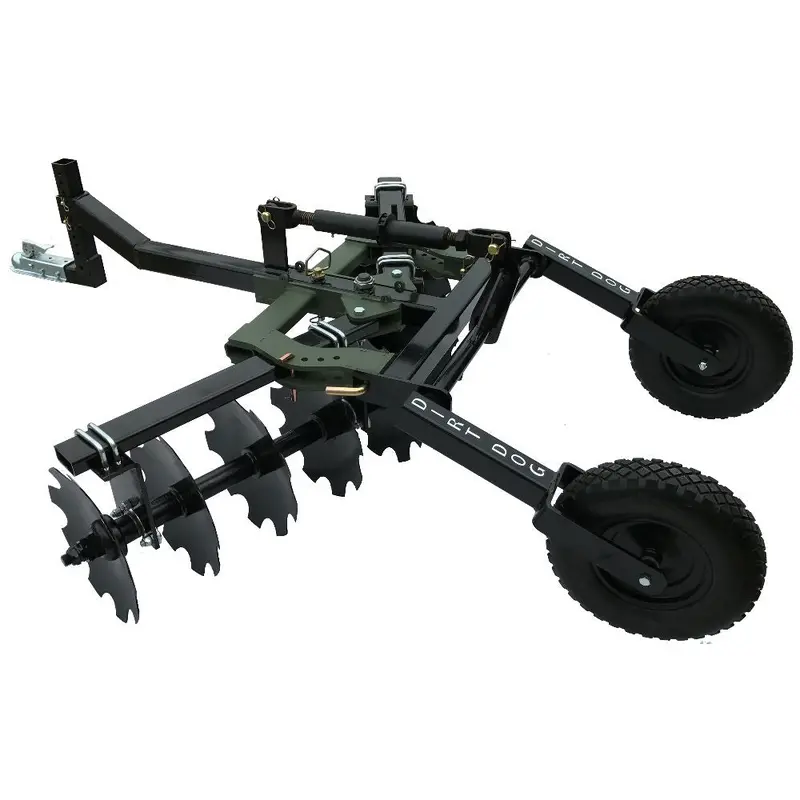 Dirt Dog Atv Equipment – Disc Harrow | Models Dhv Series | Overall Width 37", 51" & 67" Inches | Horsepower 35-65 Hp | For Atv/Utvs 6