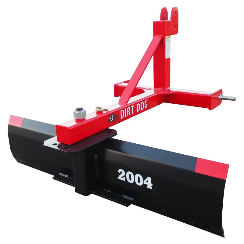 Dirt Dog Light Duty Rear Grader Blade | 20 Series | Working Width 48",60" & 72" Inches | Horsepower 20-25 Hp | For Tractors 1