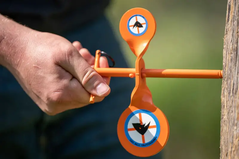 Do All Traps .22 Double Tree Spinner | 7" Wide & 7" Tall 1