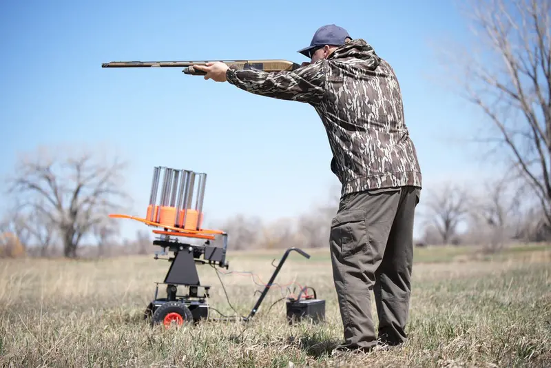 Do All Traps Flyway 180X Clay Master Thrower | Recycle Time 2.5-Second | 2-Wheeled Cart 1