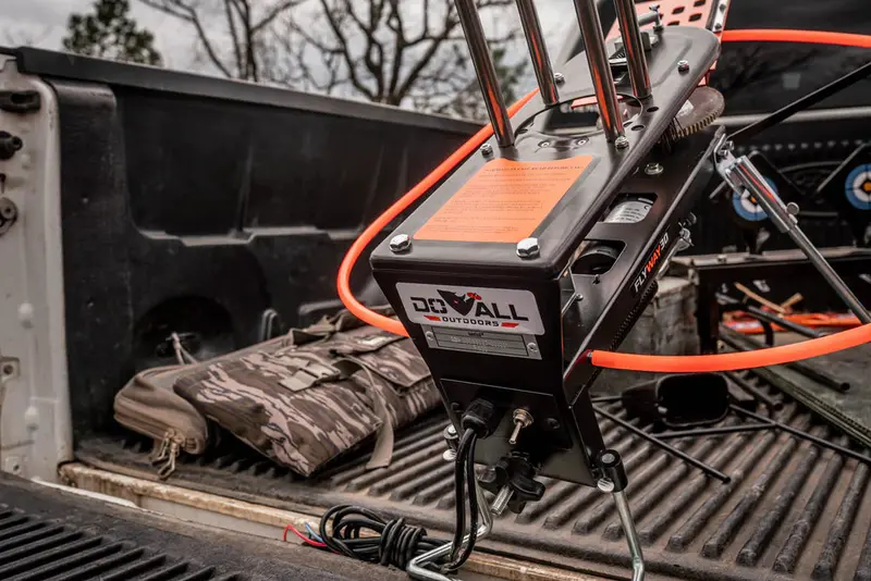 Do All Traps Flyway 30 Compact Clay Thrower | Model Fw30 | 30-Clay Target Feeder | Pedal Release Cord 10' 1