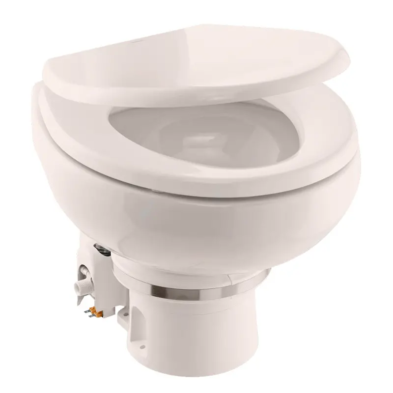 Dometic Masterflush Mf 7120 - Bone - Electric Macerating Toilet W/Orbit Base  Slow Close Seat - Freshwater - 12V [9610007272] 1