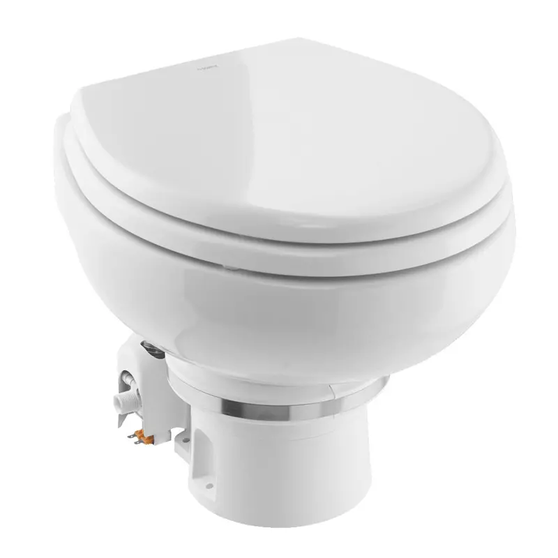 Dometic Masterflush Mf 7120 - White - Electric Macerating Toilet W/Orbit Base  Slow Close Seat - Freshwater - 12V [9610007270] 1