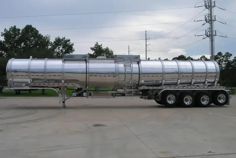 Dragon Double Conical Aluminum Tank Trailer | Capacity 7400 – 11000 Gallons 1