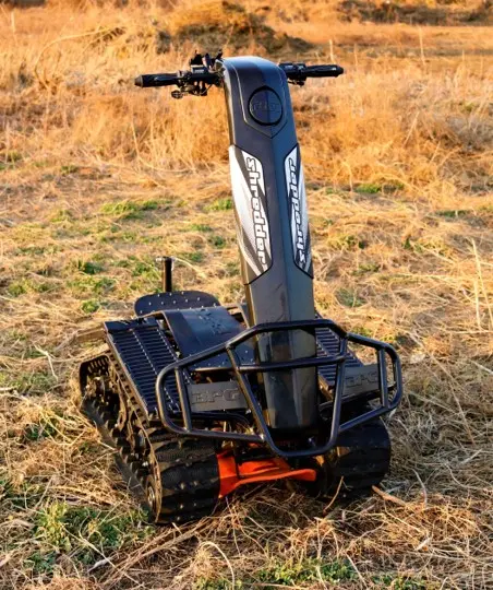 Dtv Shredder - Model 350E | Electric Track Atv New Electric Shredder 20 Kw Dual Motor 1