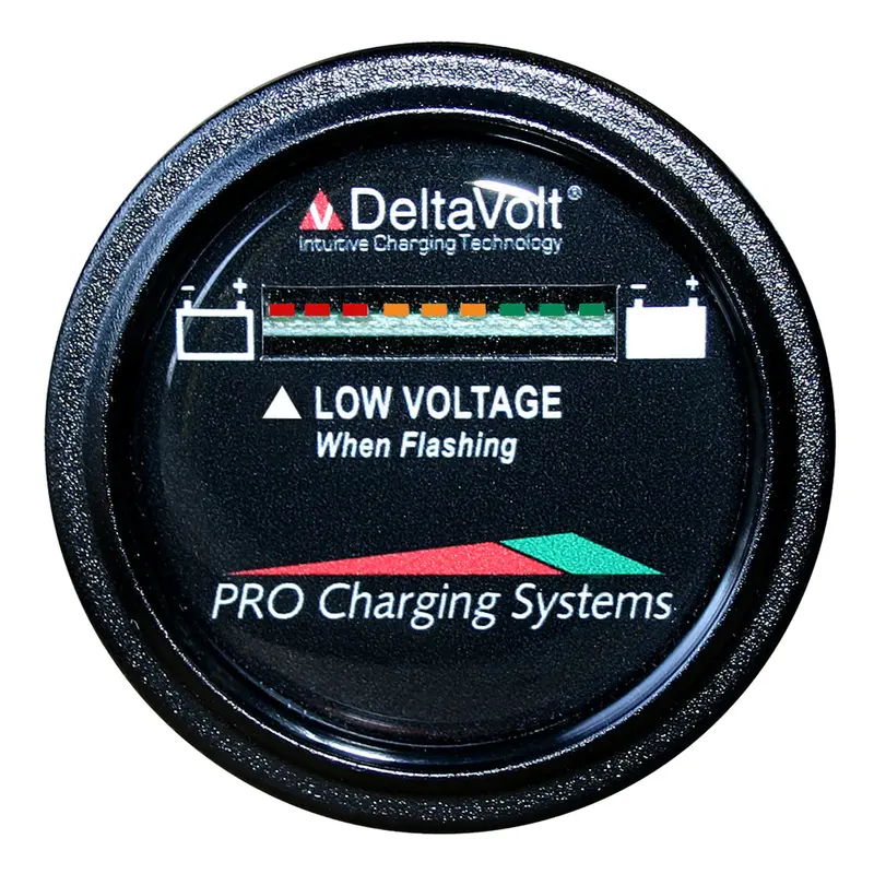 Dual Pro Battery Fuel Gauge - Deltaview Link Compatible - 72V System (6-12V Batteries, 12-6V Batteries, 9-8V Batteries) [Bfgwov72v] 1