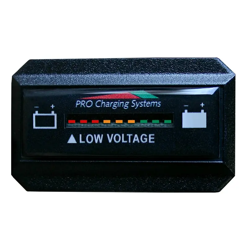 Dual Pro Battery Fuel Gauge - Deltaview Link Compatible - Rectangle - 48V System (4-12V Batteries, 8-6V Batteries, 6-8V Batteries) [Bfgwovr48v] 1
