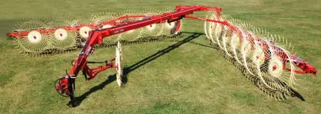Durabilt 10 & 12 Wheel Bi-Fold Rake | Width 21' 6" & 24' 4" | 45-85 Hp | For Tractor 1