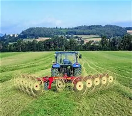 Durabilt High Clearance 8, 10 & 12 Wheel V-Rake | Model Drs8-10-12 | 16’ – 24’ Working Width | 30-50Hp | For Tractor 1