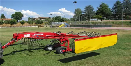 Durabilt Hydraulic Pull Type Rotary Rake | 2 X 11 Arms | Oil Bath Heavy Duty Cutters | For Tractor 1