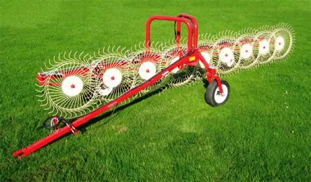 Durabilt | In-Line Hay Rake | Model In-9 & Rt9 | Width 17' Working | Working Width 17 Ft | Wheel Size 55" Diameter With 6.9Mm Tines | Horsepower 30–60 Hp | For Tractors 2