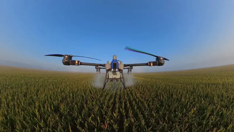 Ea Vision Agricultural Spray Drone | Model J150 | 20 Gallon Tank | 10.5 Gal/Min Flow Rate | 30 Mph Max Speed | For Large Row Crop & Specialty Crop Applications 1