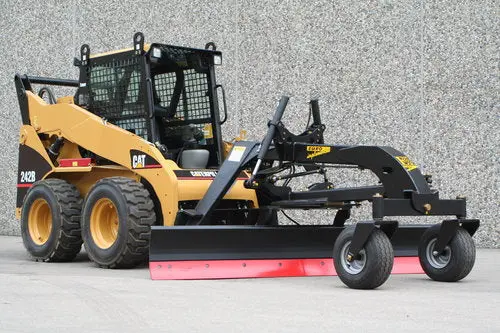 Ei Attachments Hydraulic Grader Blade | Model 09.Nh.2750 | Hydraulic Flow 12‑30 Gpm | For Skid Steer 1