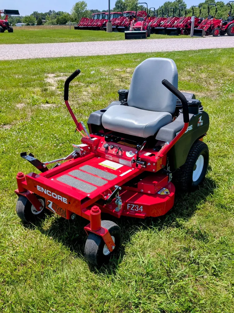 Encore Fuzion Zero Turn Mower | Model F34k20 | Width 34" | 18Hp Kawasaki Engine | Compact & Durable | For Residential & Commercial Use 1