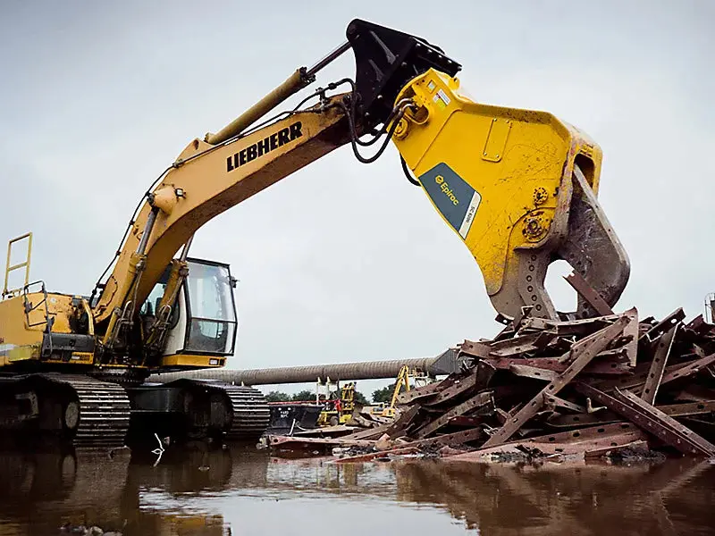 Epiroc Hydraulic Metal Shear | Machine Size 4.5 To 6.5 Tons | Jaw Opening 7.3" | Cutting Force 79,300 Tn.Sh. | For Excavators 1