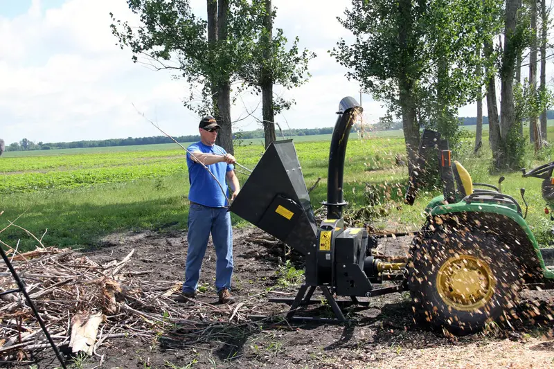 Erskine 3-Point Pto Brush Chipper | Maximum Chipping Capacity 5" & 9" | Horsepower 25-60 Hp | For Tractor 1