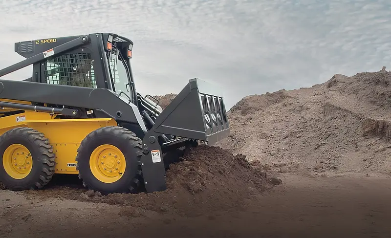 Erskine 4-In-1 Combination Bucket Series | Overall Width 68”, 74” & 82” Inches | Capacity 49, 54 & 59 Cubic Yard | For Skid Steer 1