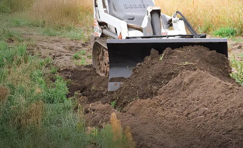 Erskine 6-Way Dozer Blade/Grader/Leveler | Blade Width 78", 90" & 96" Inches | Tilt Cylinder 3" X 4" | For Skid Steer 1