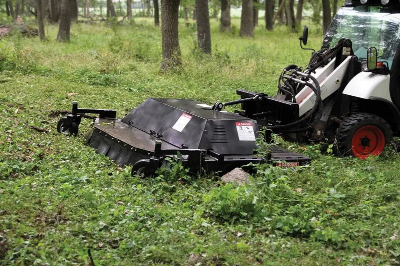 Erskine Dual Rotary Brush Mower | Model Drbm-84 | Overall Width 88" Inches | Hydraulic Pump 30-42 Gpm | For Skid Steer 1