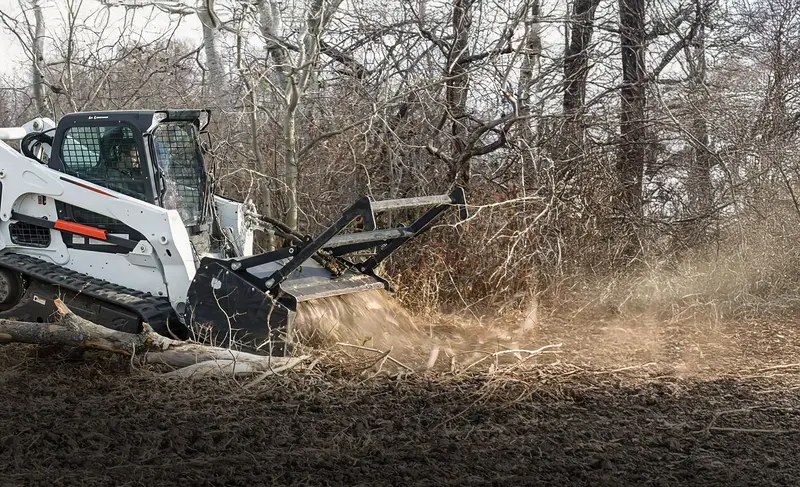 Erskine Heavy Duty Forestry Mulcher | Hfm-1000, 1100, 1200 & 1300 Models | Hydraulic Flow 33-41 Gpm | For Skid Steer 1