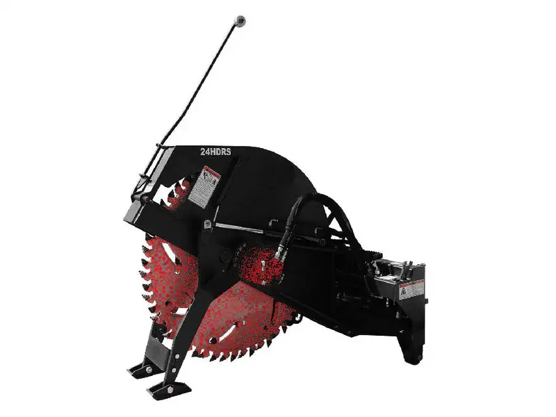 Erskine Heavy Duty Rock Saw | Model Hdrs-18 & Hdrs-24 | Overall Width 66.5" | 25-45 Gpm | For Skid Steers 1