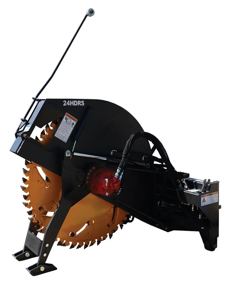 Erskine Heavy Duty Rock Saw | Model Hdrs-18 & Hdrs-24 | Overall Width 66.5" | 25-45 Gpm | For Skid Steers 2