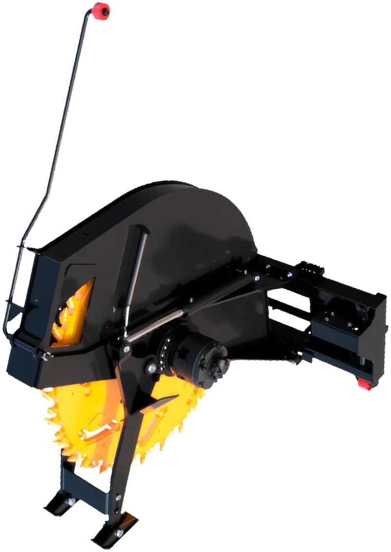 Erskine Heavy Duty Rock Saw | Model Hdrs-18 & Hdrs-24 | Overall Width 66.5" | 25-45 Gpm | For Skid Steers 3