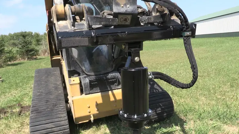 Erskine Industrial Earth Auger | Model Pd-45 | Maximum Diameter 48" | Minimum Hydraulic Flow 25 Gpm | For Skid Steer 1