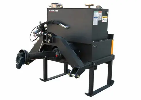 Erskine Industrial High Flow Hydraulic Power Unit | Pto Range 80-150 Hp | Reservoir Capacity 33 Gallons | For Tractors 1