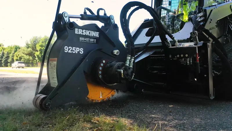 Erskine Pavement Saw Series | Overall Width 67" Inches | Flow Rate 22-40 Gpm | For Skid Steers 1