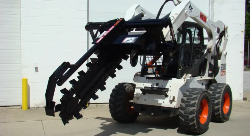Erskine Tx-250 Heavy Duty Trencher | Trench Width 12" Inches | Rated Flow 20-30 Gpm | For Skid Steer 1