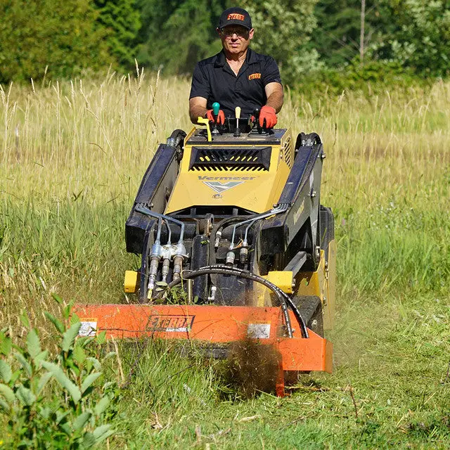Eterra Attachments Sidewinder Flail Mower | Blade Style Y-Knife Blades | Range 8-26 Gpm | Cut Capacity 2” Standard | For Mini Skid Steers 2