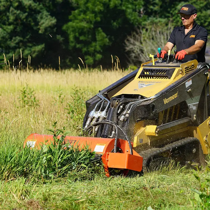 Eterra Attachments Sidewinder Flail Mower | Blade Style Y-Knife Blades | Range 8-26 Gpm | Cut Capacity 2” Standard | For Mini Skid Steers 3