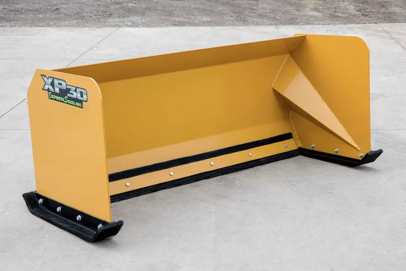 Express 6? Steel Snow Pusher | Model Xp30 | Width 72" | 20-35 Gpm | 30+ Hp | For Skid Steers, Tractors & Loaders 1