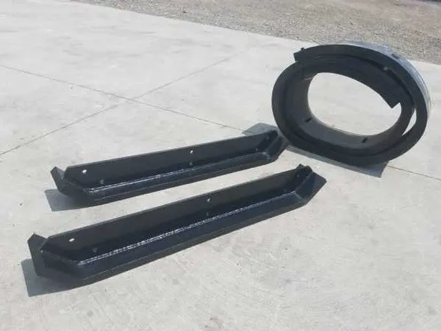 Express Steel 12' Snow Pusher Replacement Kit | Model Xp42 | Heavy-Duty Rubber Edge | For Tractors & Skid Steers 1
