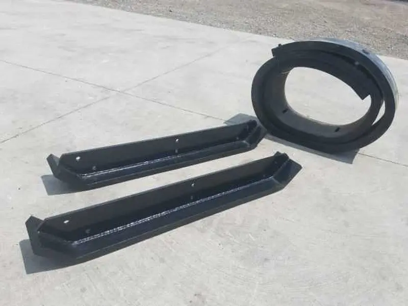 Express Steel 14' Snow Pusher Replacement Kit | Model Xp42 | Reinforced Rubber & Ar400 Steel | Heavy-Duty Rubber Edge | For Tractors & Skid Steers 1