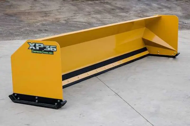Express Steel 14′ Snow Pusher | Model Xp36 | Width 168" | 25 Gpm | 85+ Hp | For Skid Steers, Tractors & Wheel Loaders 1
