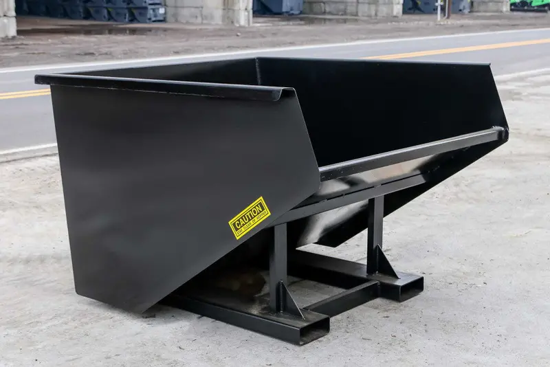 Express Steel 2 Yard Wright Quick Attach Self-Dumping Hopper | Width 64" | 15–20 Gpm | For Skid Steers & Forklifts 1
