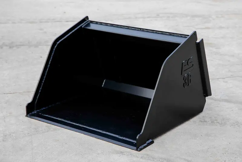 Express Steel 3.5' Mini Bobcat Snow/Mulch Bucket | Width 42" | 10-20 Gpm | For Mini Skid Steers 1