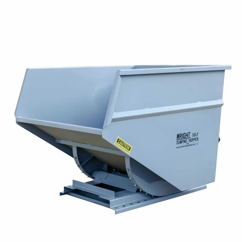 Express Steel 3 Yard Wright Self-Dumping Hopper | Width 70.5" | 3" Fork Pockets | 15–20 Gpm | For Forklifts & Skid Steers 11