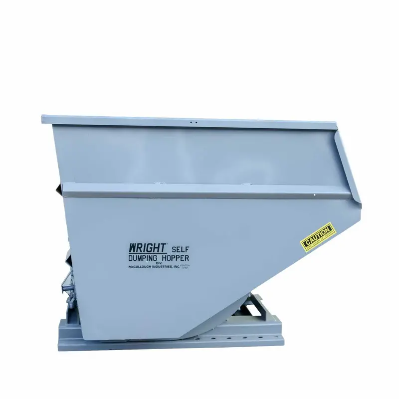 Express Steel 3 Yard Wright Self-Dumping Hopper | Width 70.5" | 3" Fork Pockets | 15–20 Gpm | For Forklifts & Skid Steers 12