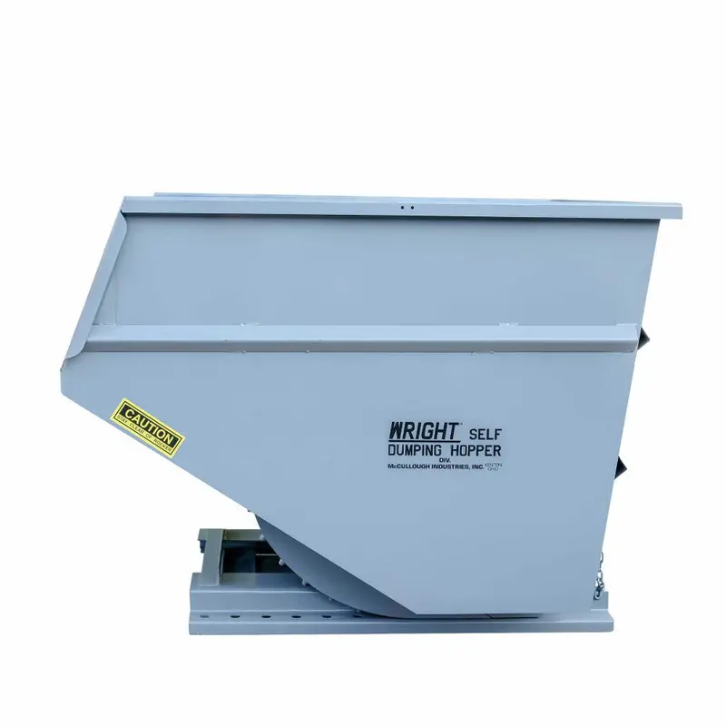 Express Steel 3 Yard Wright Self-Dumping Hopper | Width 70.5" | 3" Fork Pockets | 15–20 Gpm | For Forklifts & Skid Steers 13
