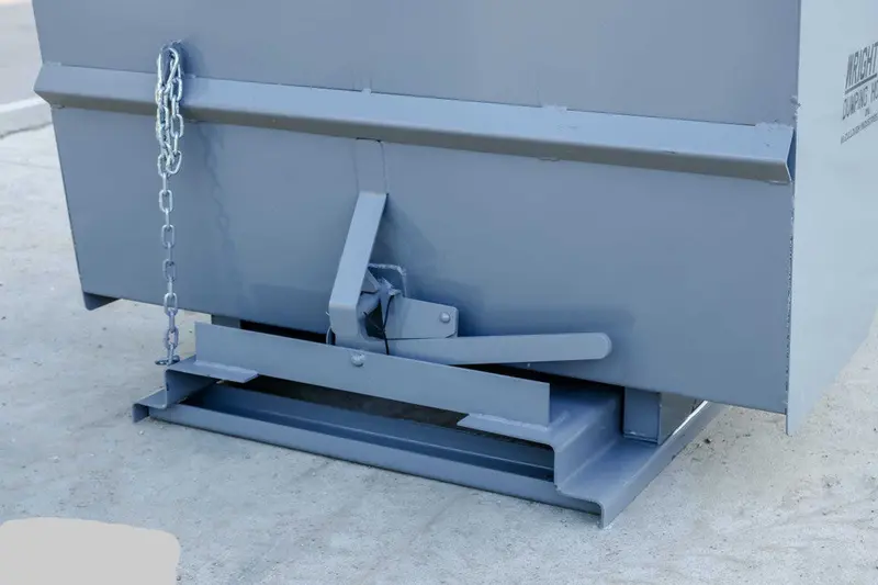 Express Steel 3 Yard Wright Self-Dumping Hopper | Width 70.5" | 3" Fork Pockets | 15–20 Gpm | For Forklifts & Skid Steers 5